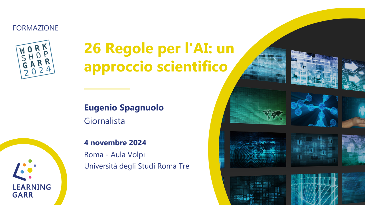 26 Regole per l'AI: un approccio scientifico